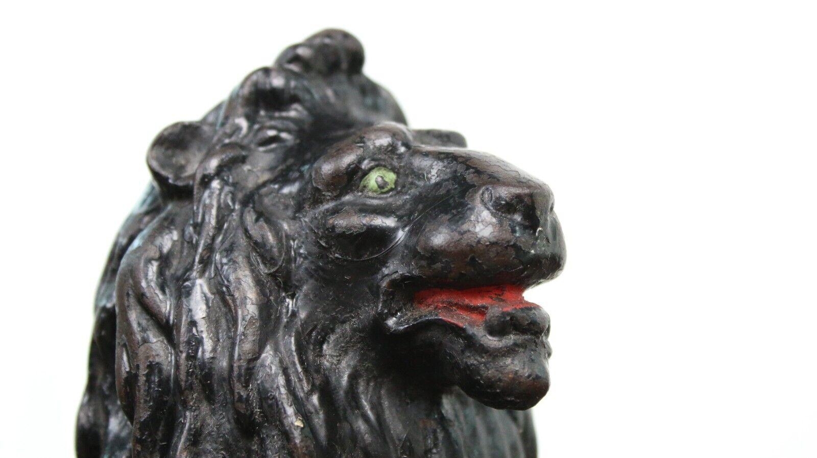 Antique Late 19th Century Cast Recumbent Lion For Sale 5