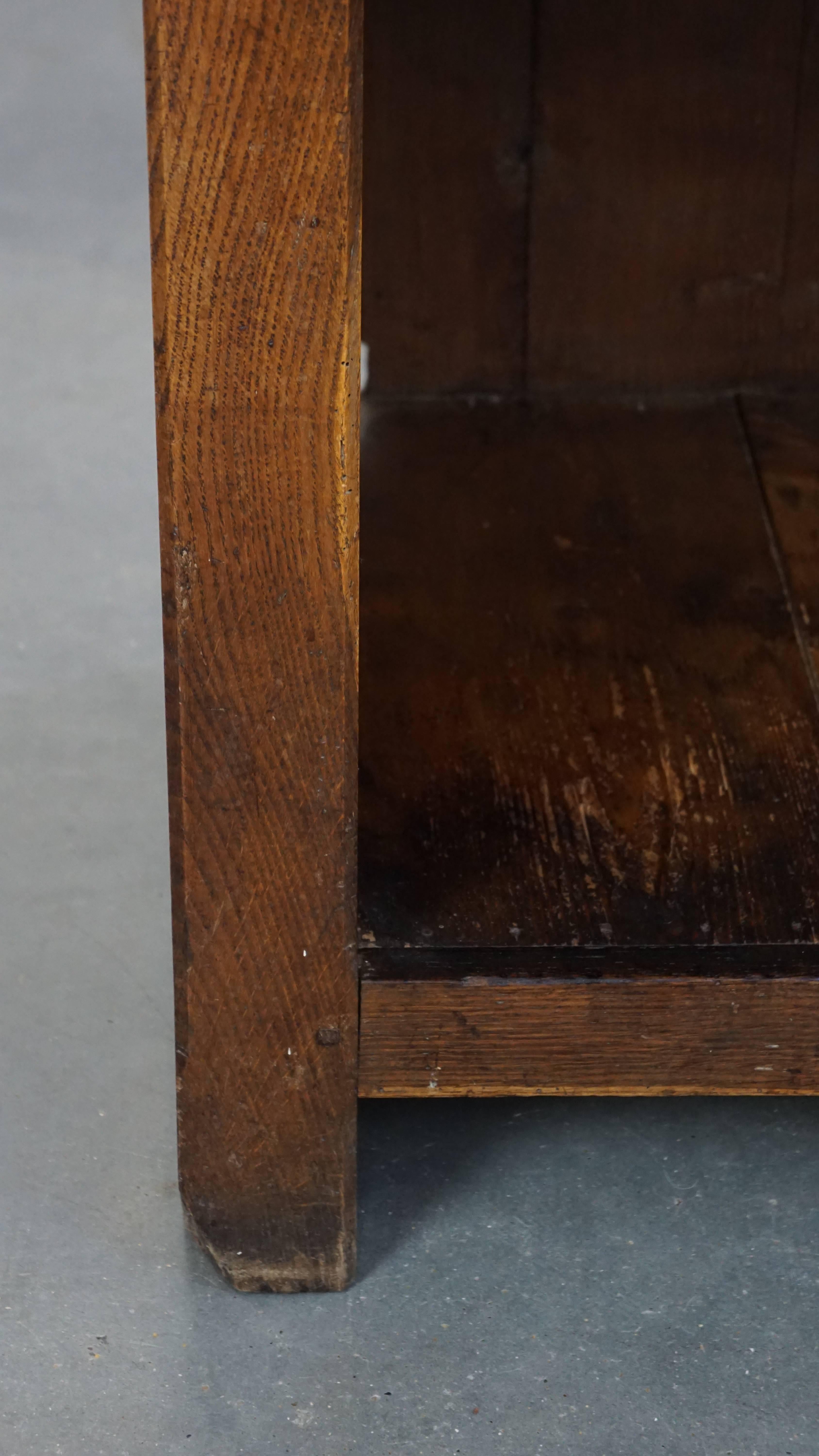 Antique Late 19th-Century Counter / Sideboard / Display Table with a Drawer For Sale 5