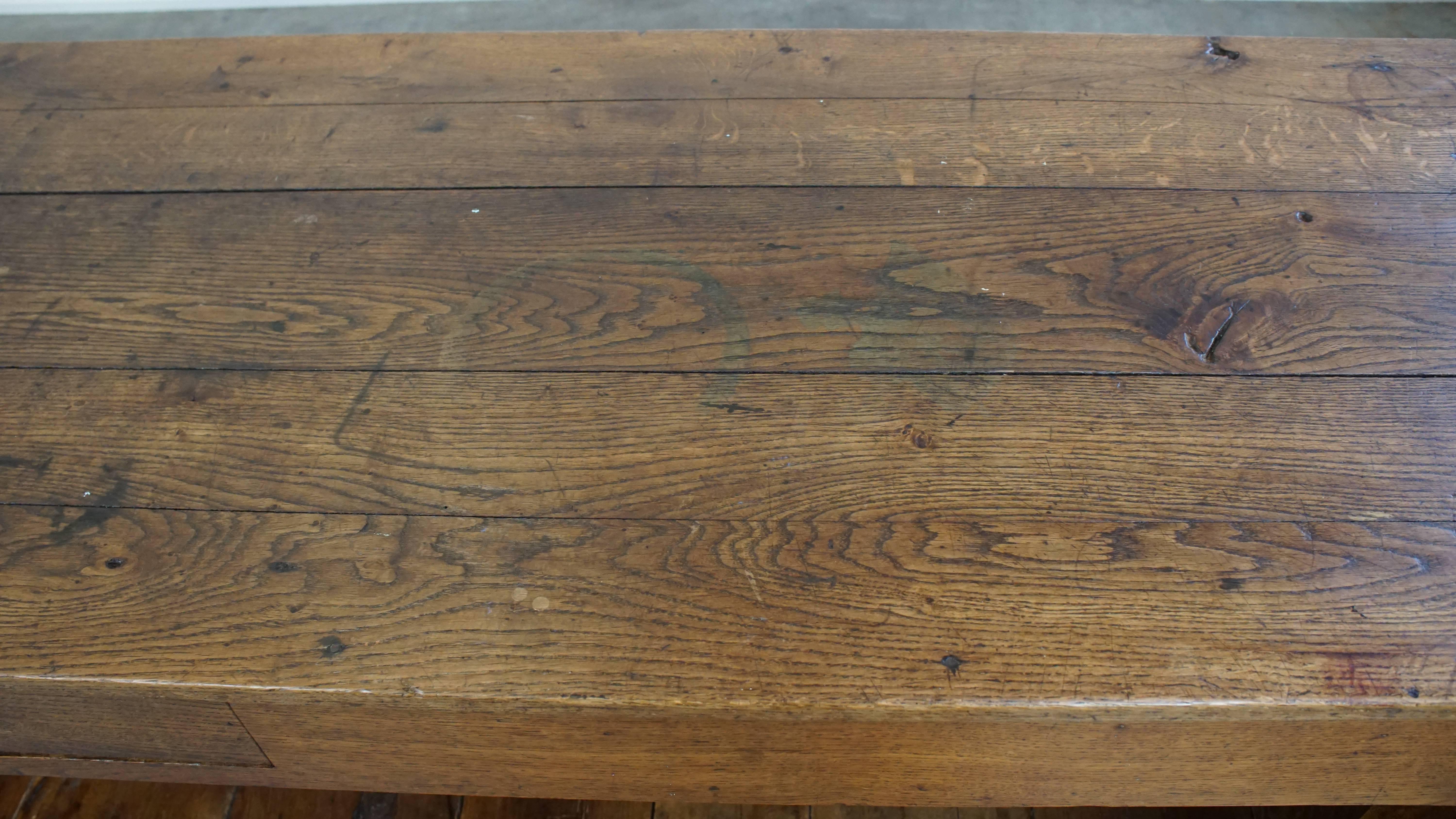 Antique Late 19th-Century Counter / Sideboard / Display Table with a Drawer For Sale 1