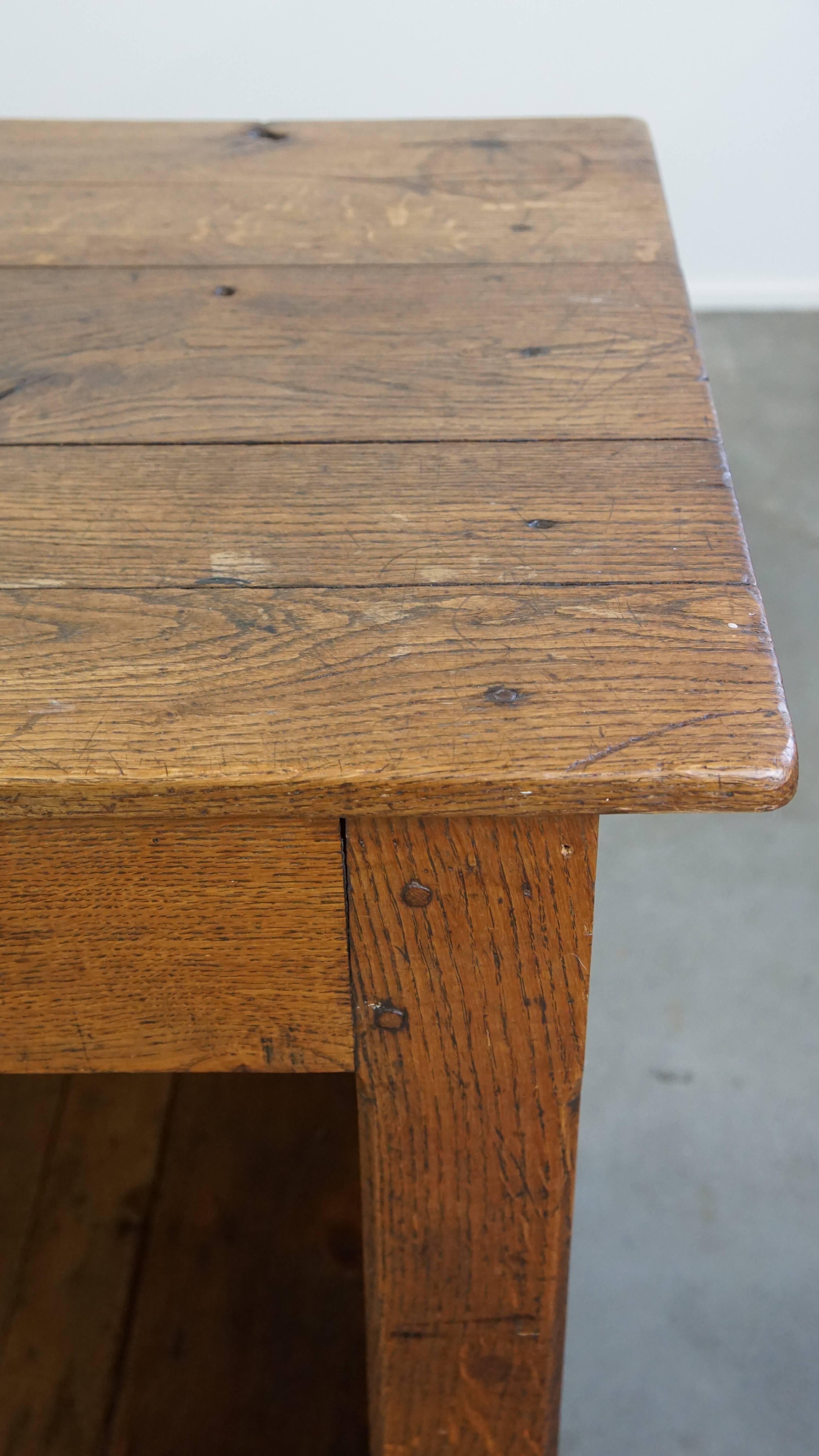 Antique Late 19th-Century Counter / Sideboard / Display Table with a Drawer For Sale 2