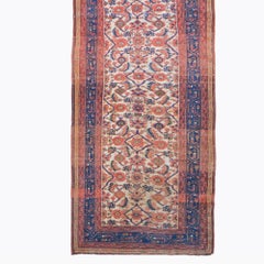 Antique Late 19th Century Floral Design Runner