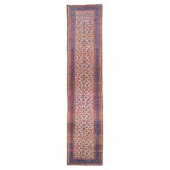 Antique Late 19th Century Floral Design Runner