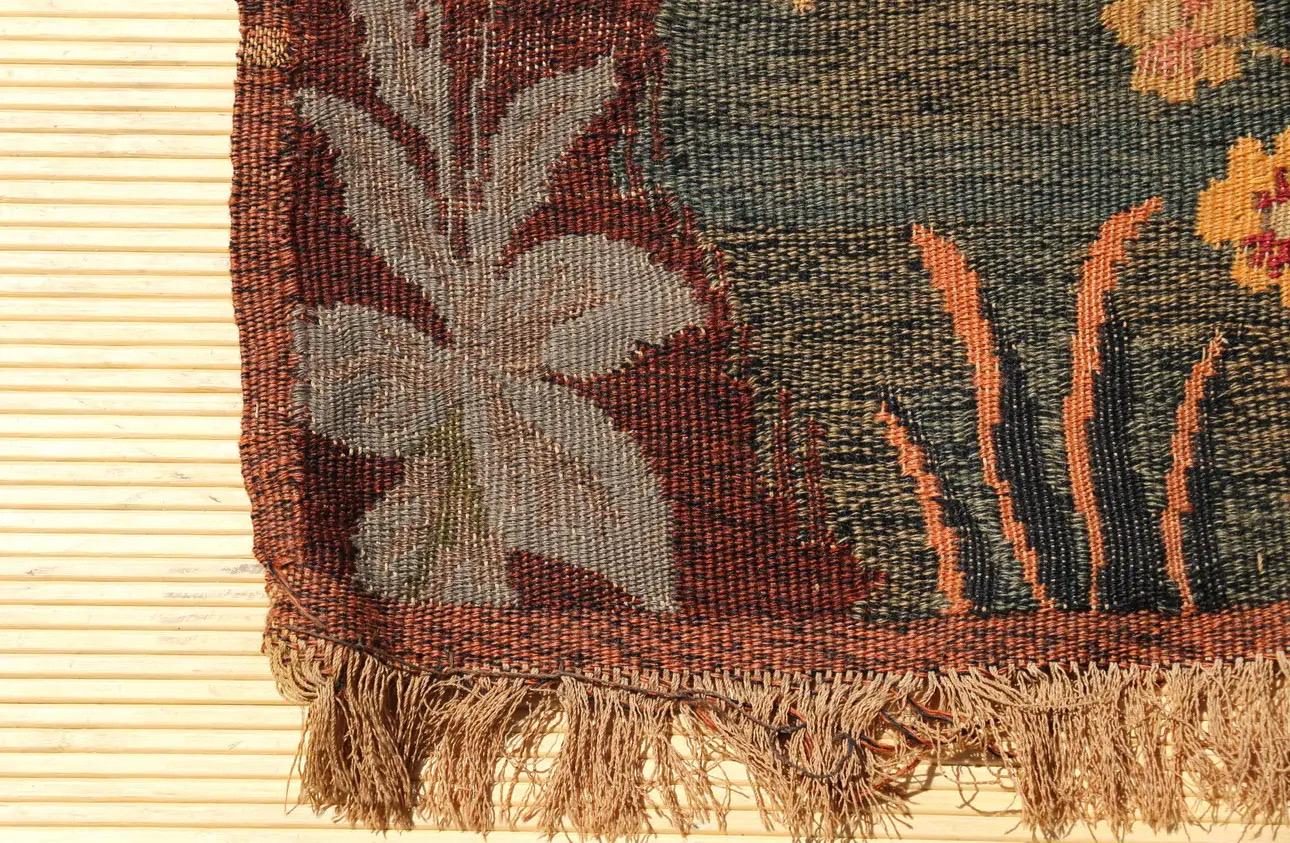 Antique Late 19th Century French Wall Hanging Pictorial Tapestry For Sale 7
