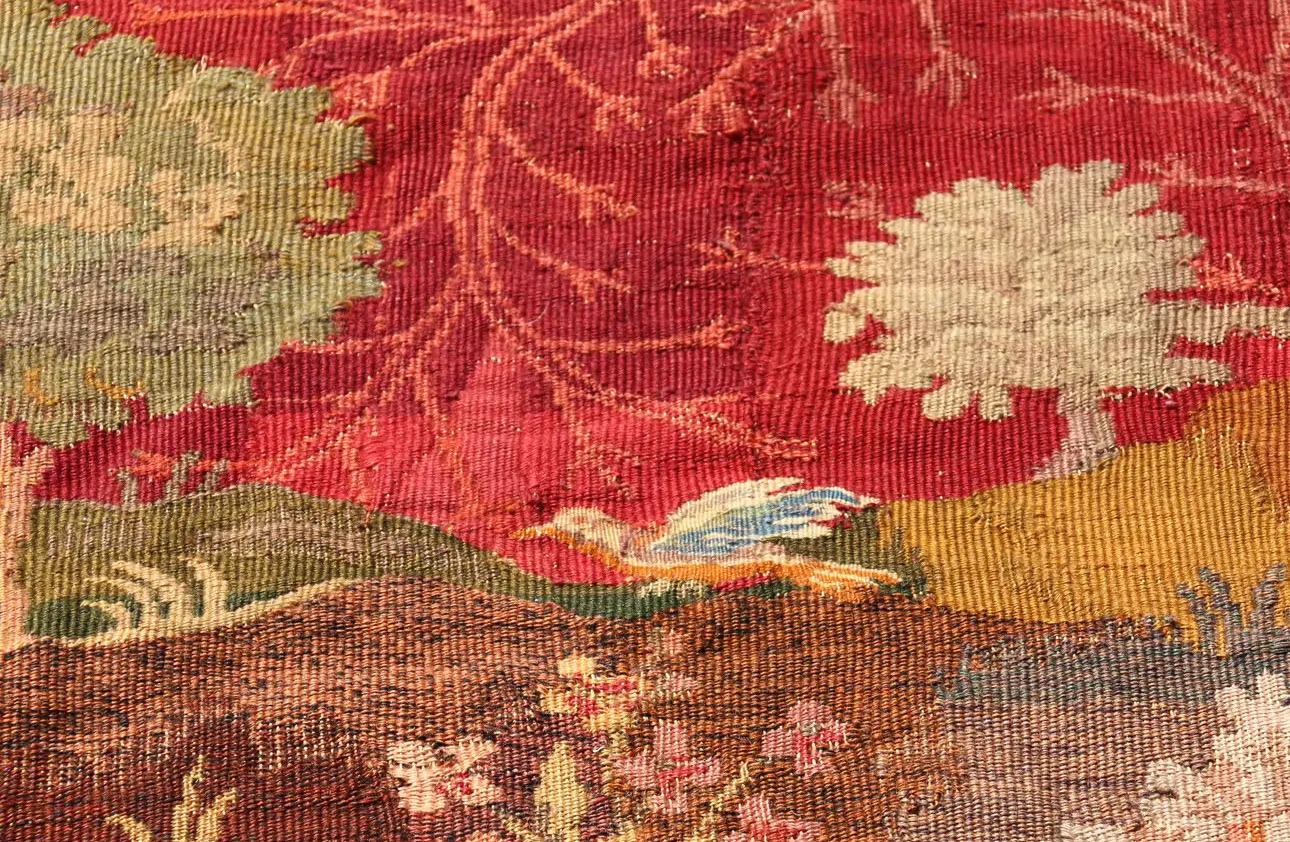 Antique Late 19th Century French Wall Hanging Pictorial Tapestry For Sale 3