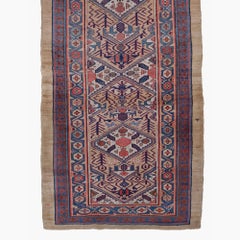 Antique Late 19th Century Geometric Design Runner