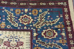 Antique Late 19th Century Indian Agra Carpet