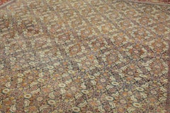 Antique Late 19th Century Indian Agra Carpet