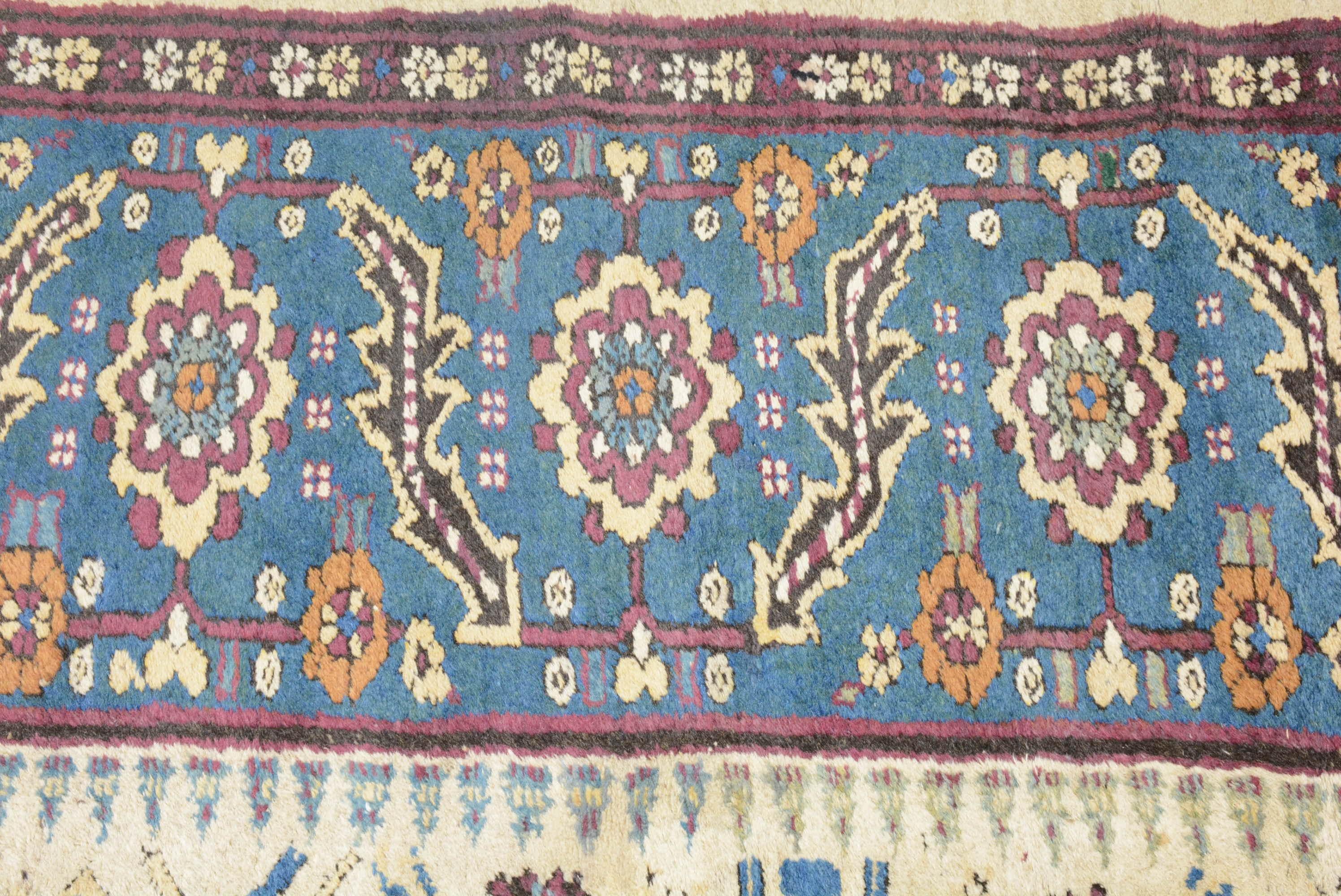 Indien Ancien tapis indien Agra de la fin du 19e siècle en vente