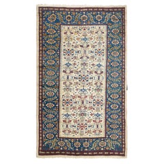 Ancien tapis indien Agra de la fin du 19e siècle