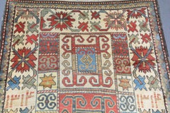 Antique Late 19th Century Karachopf Kazak Rug, Dated 1894