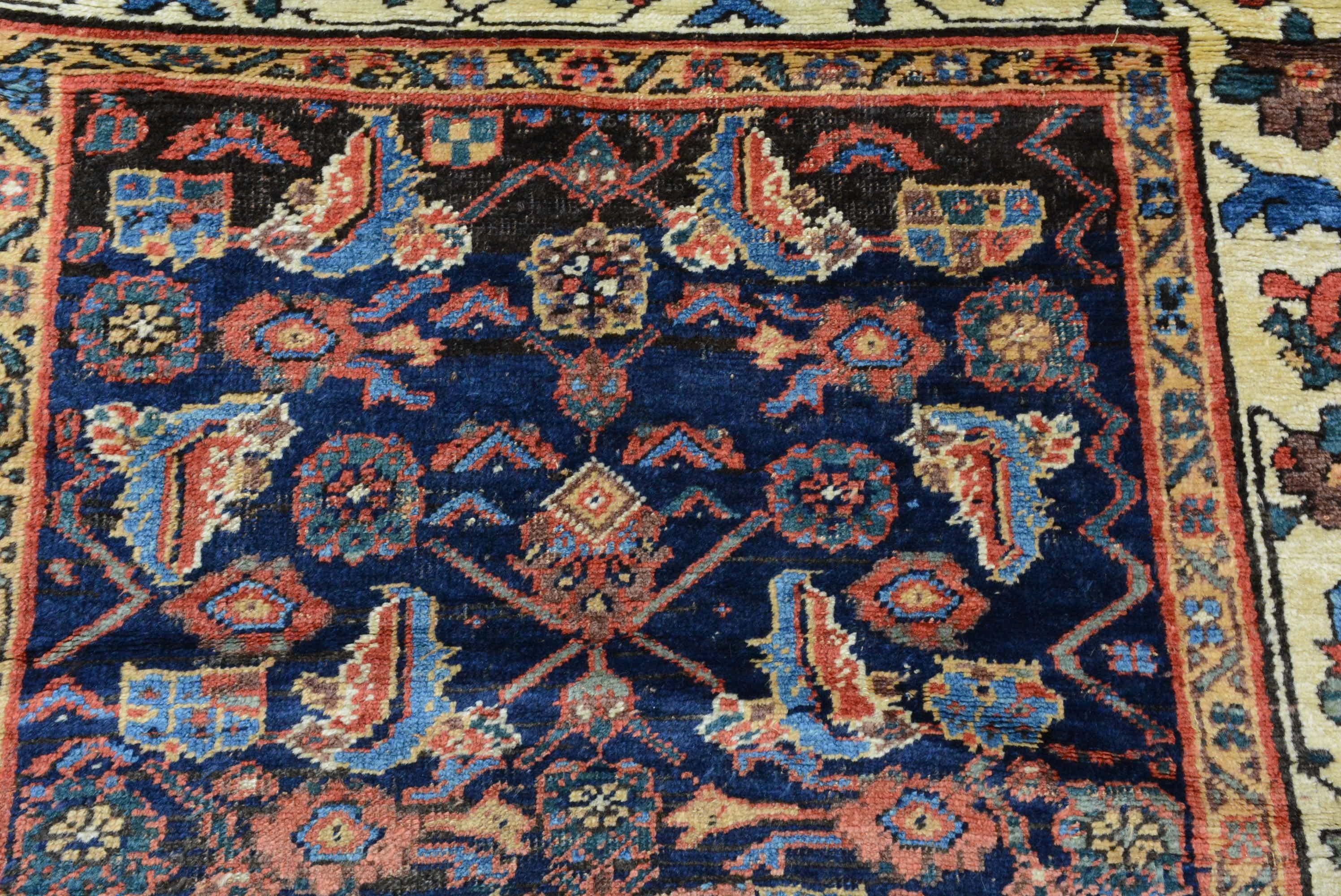 Perse Ancien tapis kurde Bidjar de la fin du 19e siècle en vente