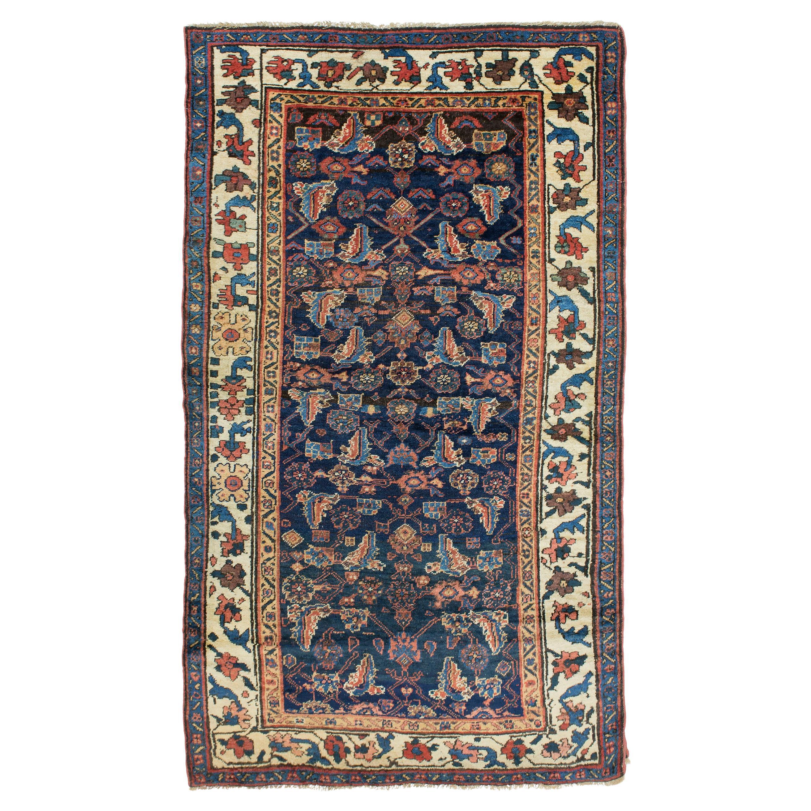 Ancien tapis kurde Bidjar de la fin du 19e siècle