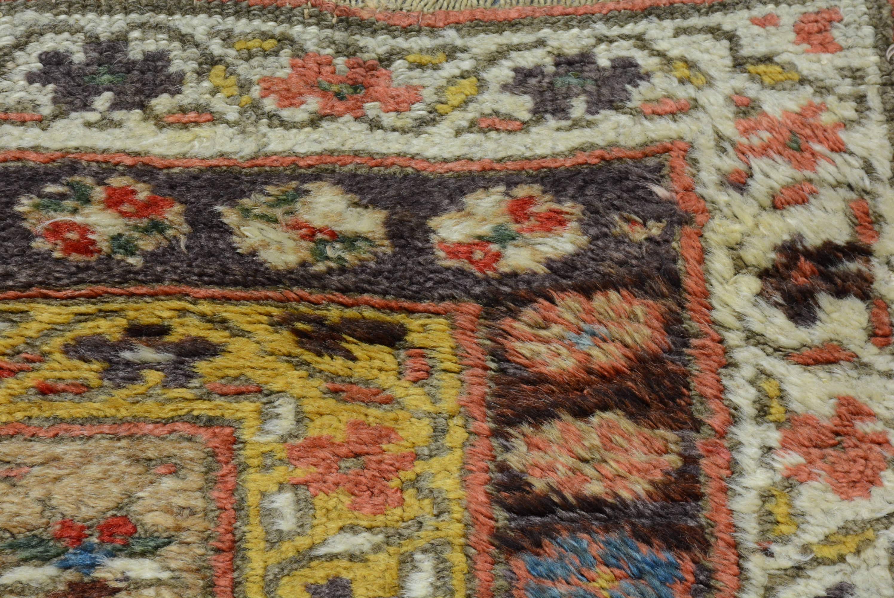 Persiano Tappeto antico curdo della fine del XIX secolo in vendita