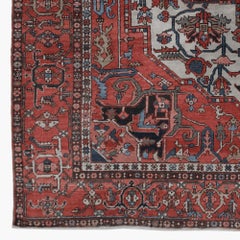 Antique Late 19th Century Multi-Color Wool Carpet