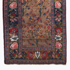 Antique Late 19th Century Pair of Floral Design Runner