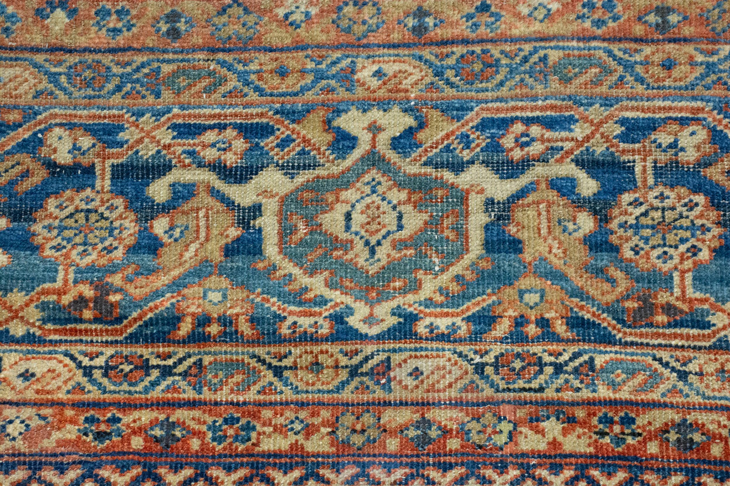 Antique Late 19th Century Persian Fereghan Carpet For Sale 2