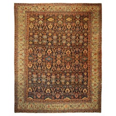 Antique Late 19th Century Persian Fereghan Carpet