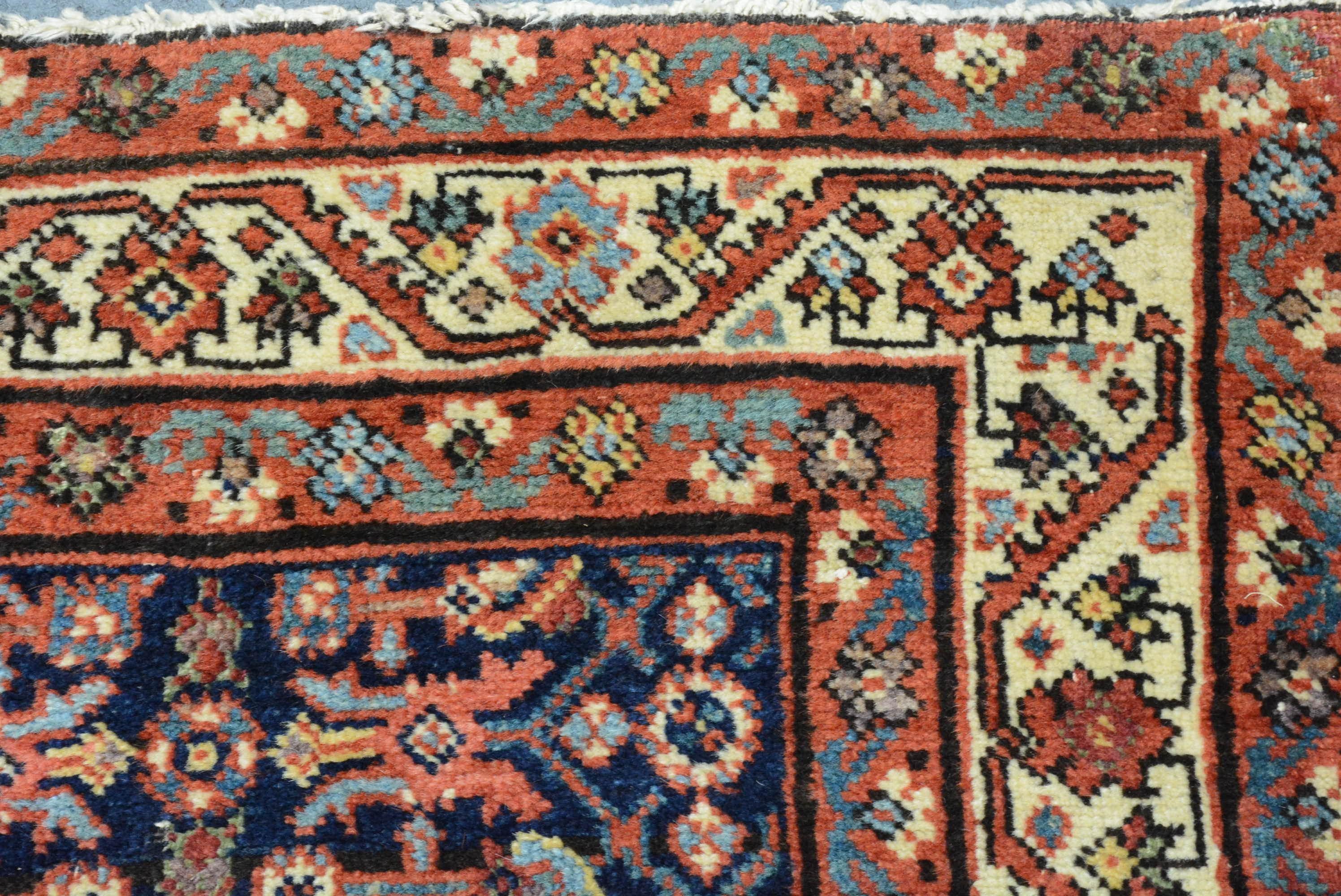 Wool Antique Late 19th Century Persian Fereghan Rug For Sale