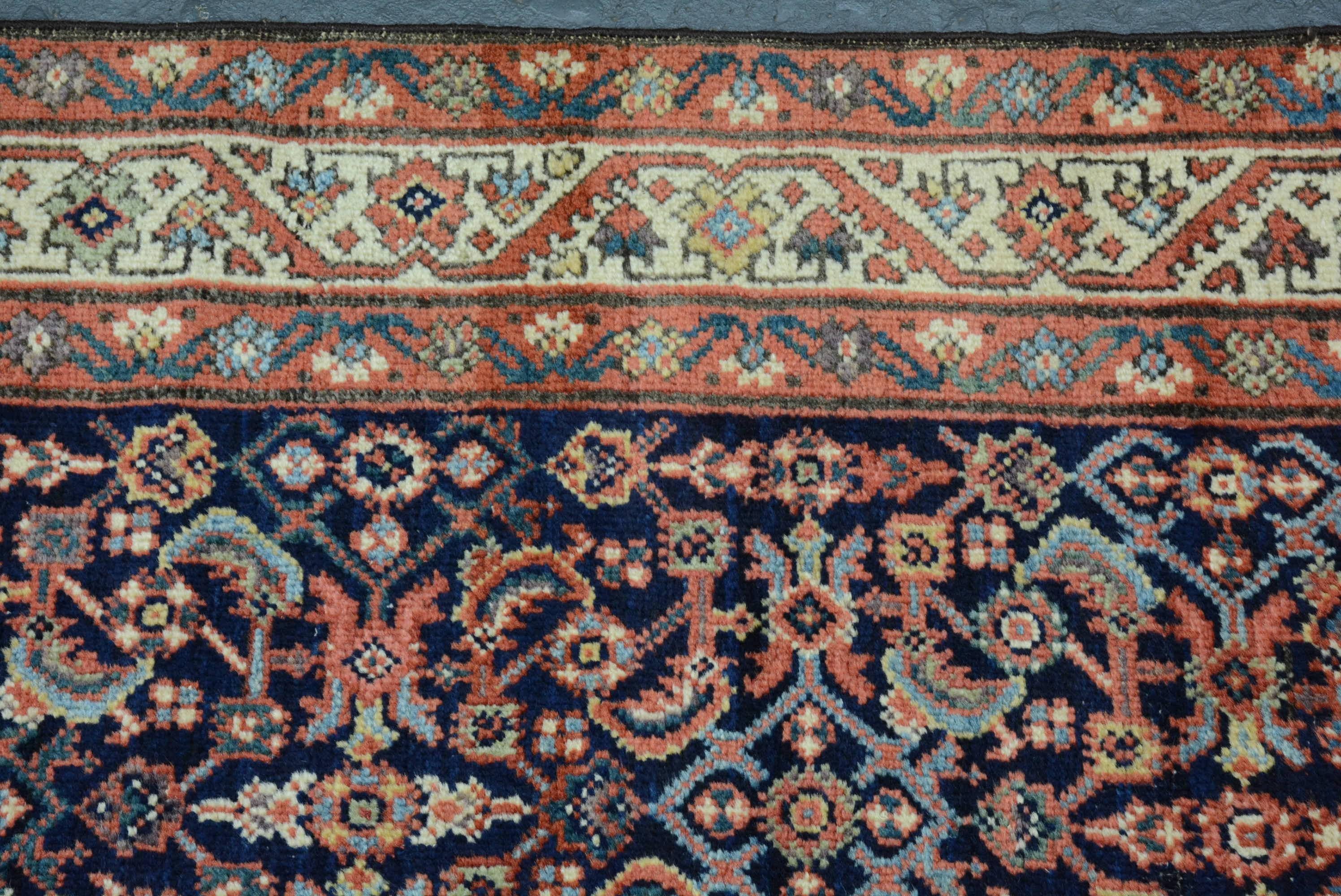 Antique Late 19th Century Persian Fereghan Rug For Sale 2