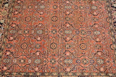 Antique Late 19th Century Persian Heriz Rug