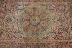 Antique Late 19th Century Persian Lavar Kerman Rug