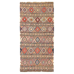 Antiker Schirwan-Kilim aus dem späten 19.