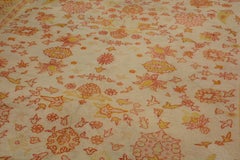 Antique Late 19th Century Turkish Oushak Carpet