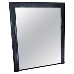 Antique Late 19th Century Very Large Floor or Overmantle Wall Mirror