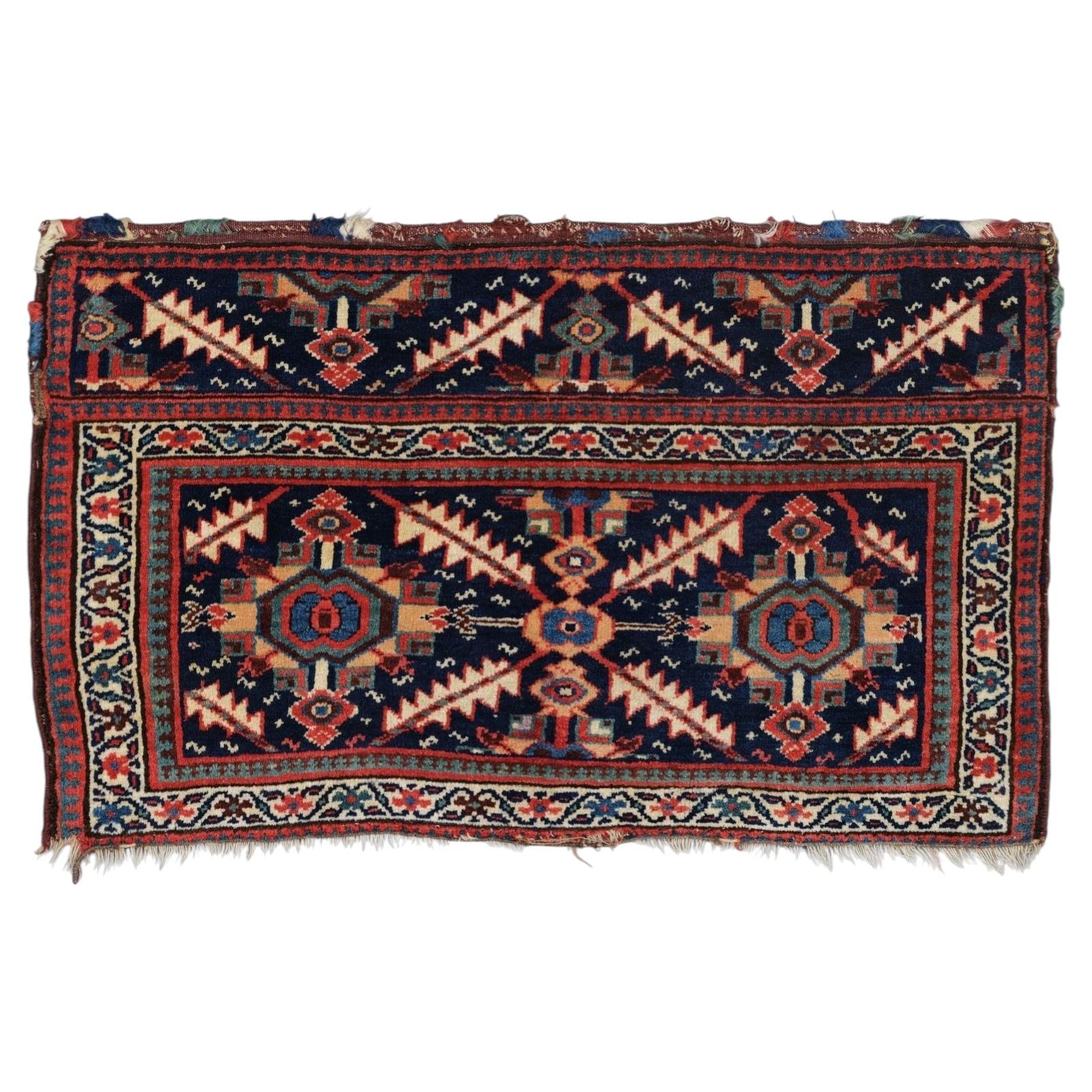 Antique Late 19th Century Wool Bagface For Sale