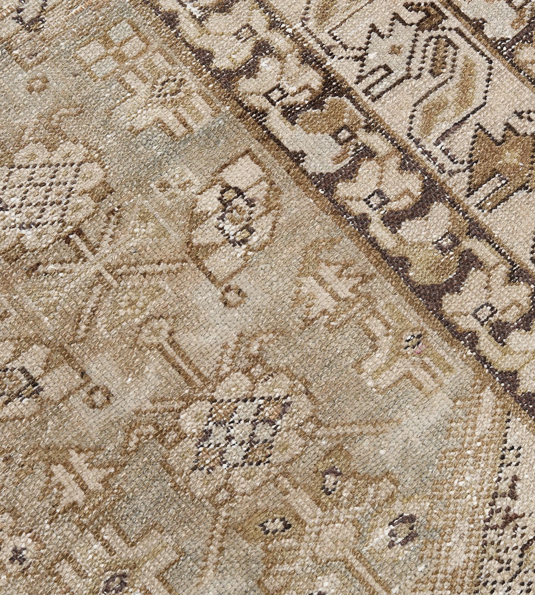 Antiquité de la fin du 19e siècle, tapis persan en laine Malayer en vente 1