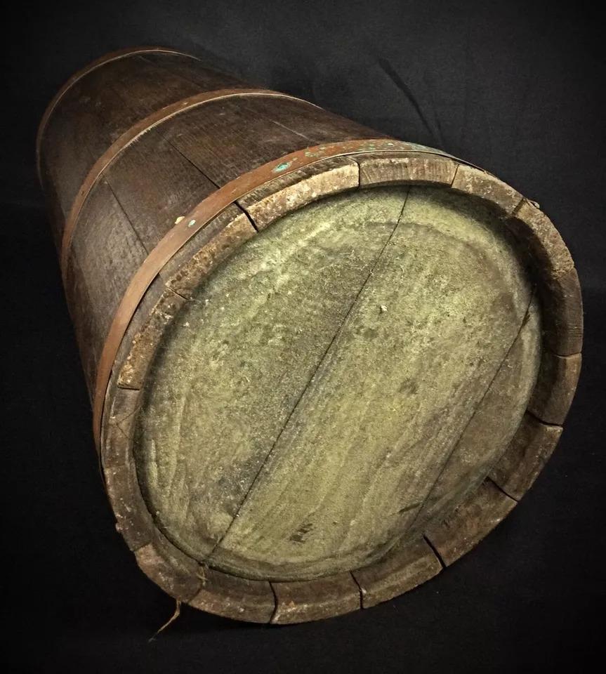 This beautifully crafted butter churn, dating from the late 19th or early 20th century, is made from wood and secured with copper bands. It’s no longer functional but serves as an excellent decorative piece with charming rustic appeal.

Type: