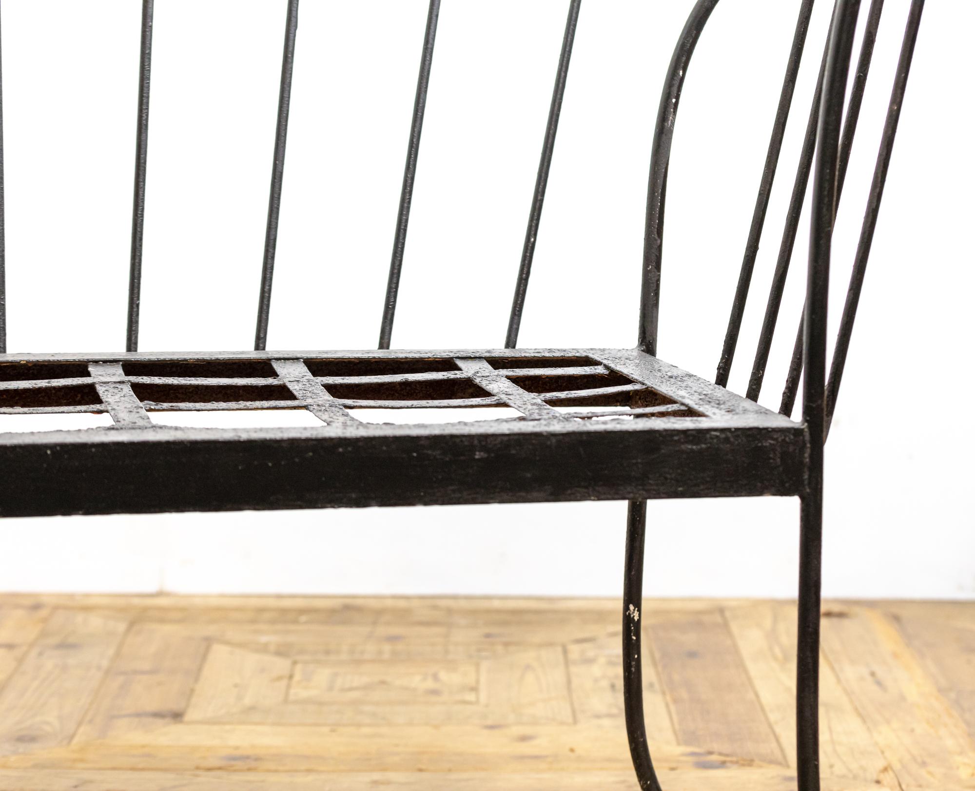 British Antique Late 19th-Early 20th Century Wrought Iron 