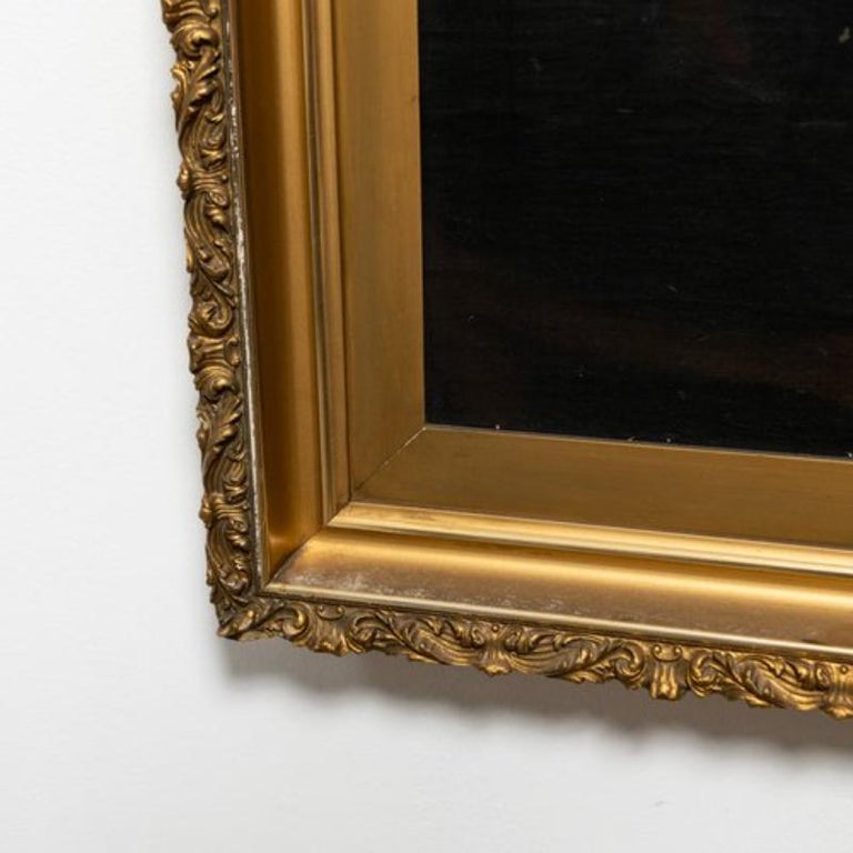 Antique Late 19th Giltwood Oil on Canvas Portrait of a Gentleman For ...