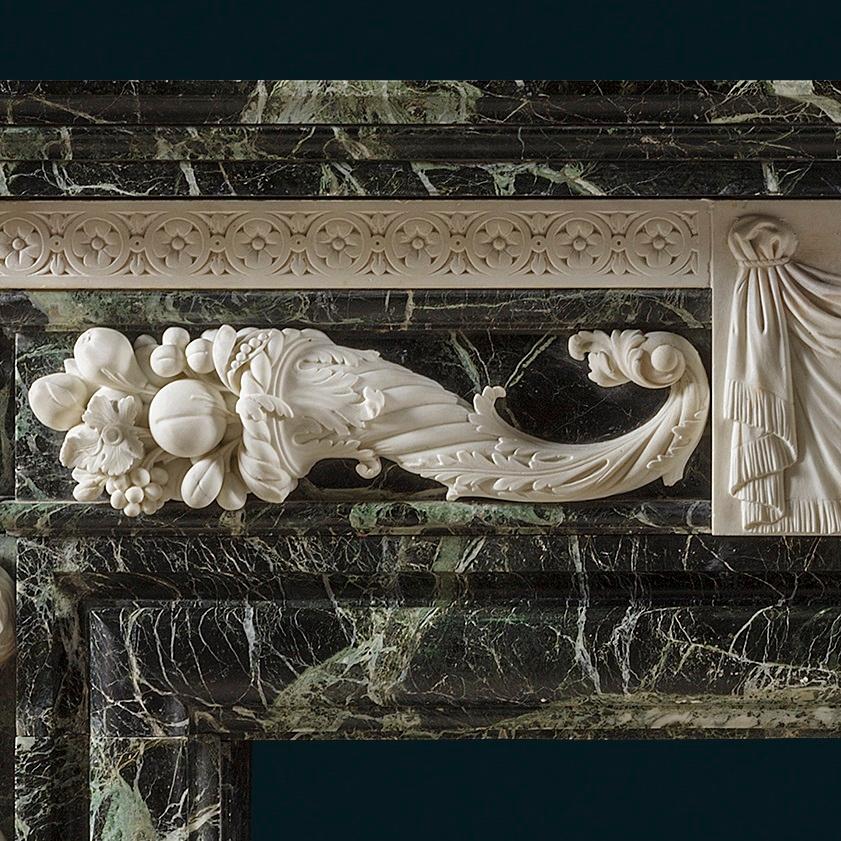 baroque sienna marble fireplace fireplace