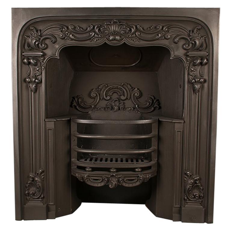 Antique Late Georgian Fireplace Insert by Carron, Mid-19th Century For Sale