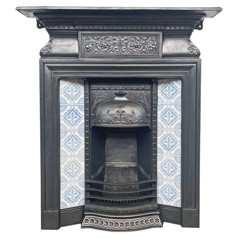 Antique Victorian Cast Iron Combination Fireplace at 1stDibs ...