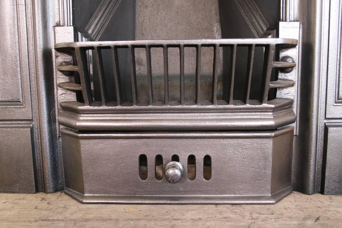 19th Century Antique Late Victorian Cast Iron Combination Fireplace