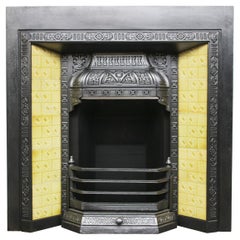 Used Late Victorian Cast Iron Fireplace Insert