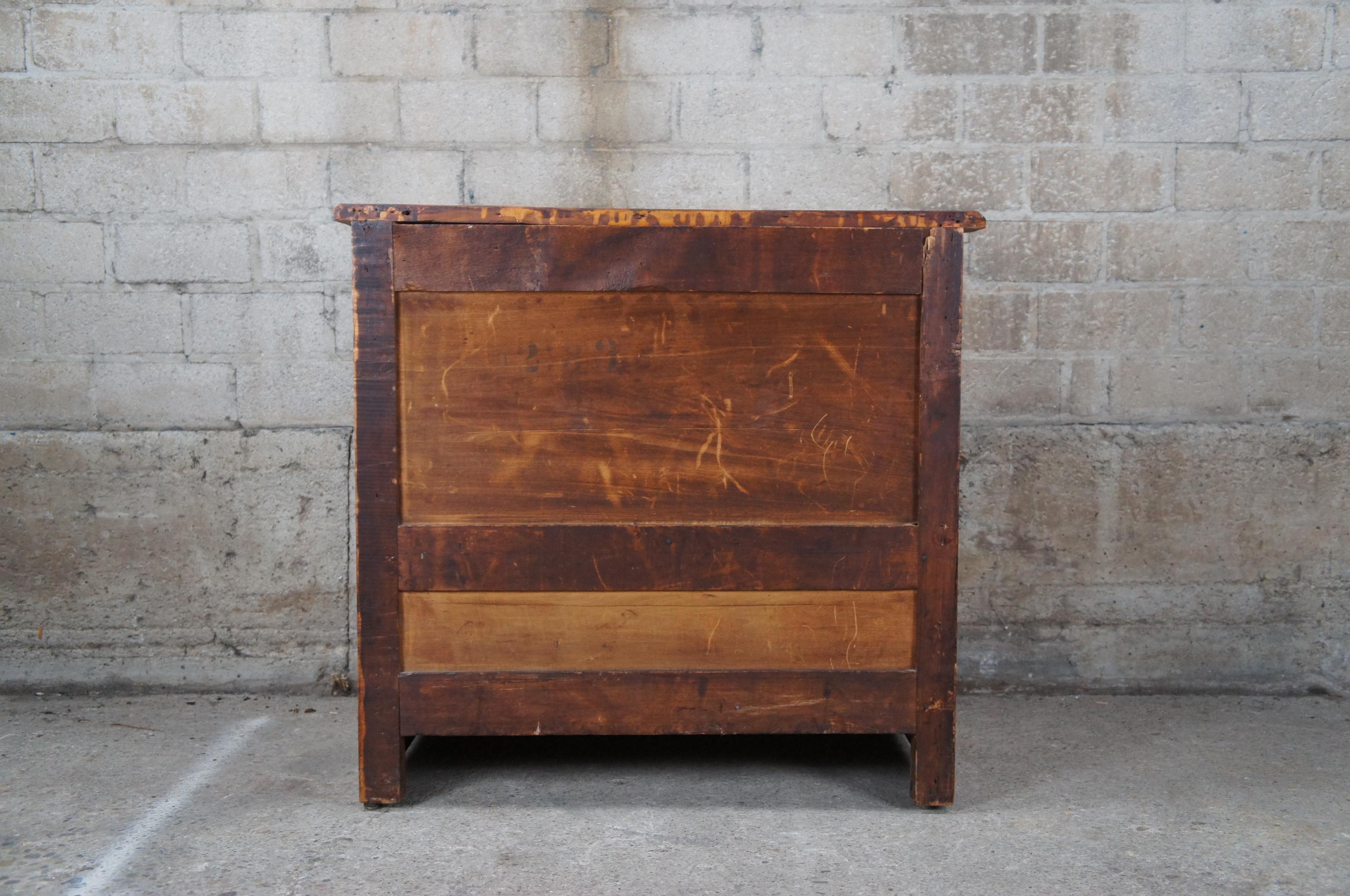 Antique Late Victorian Eastlake Oak Washstand Cabinet Chest Dresser 30