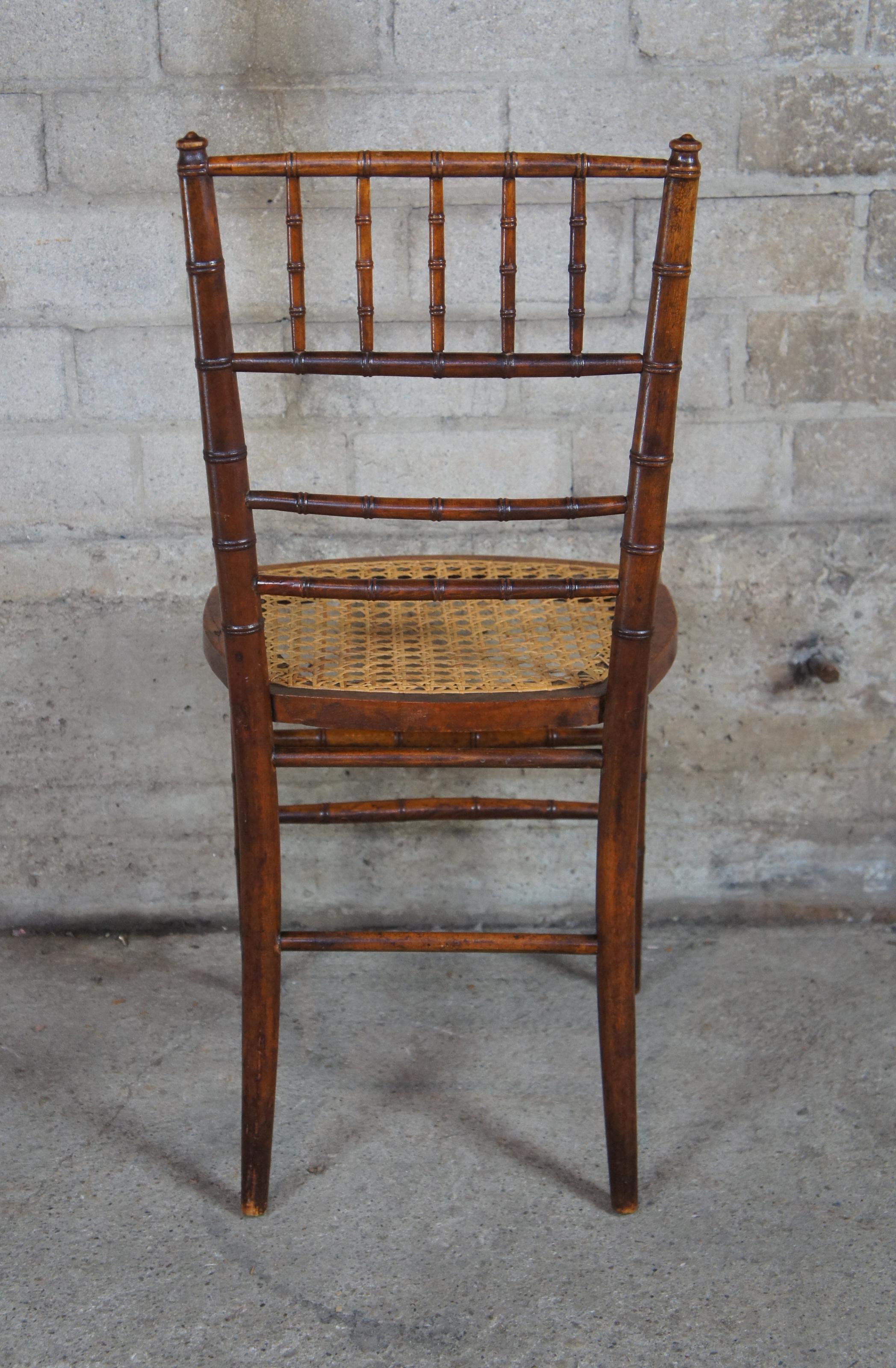 victorian spindle back chairs