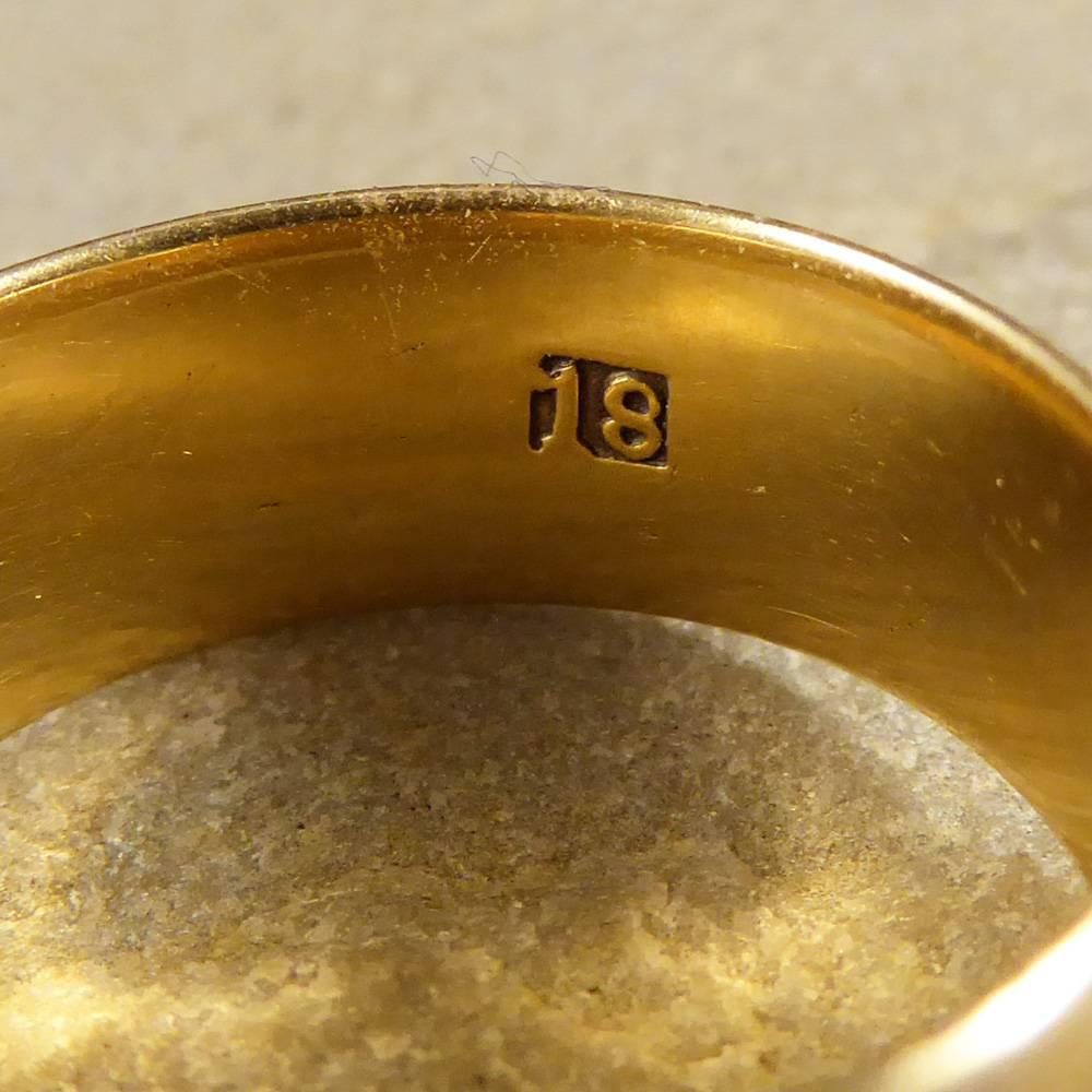This gorgeous antique wedding band is a classic with that extra special meaning. It is engraved clearing on the inside 