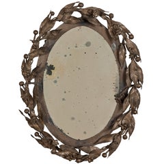 Antique Laurel Leaf Mirror