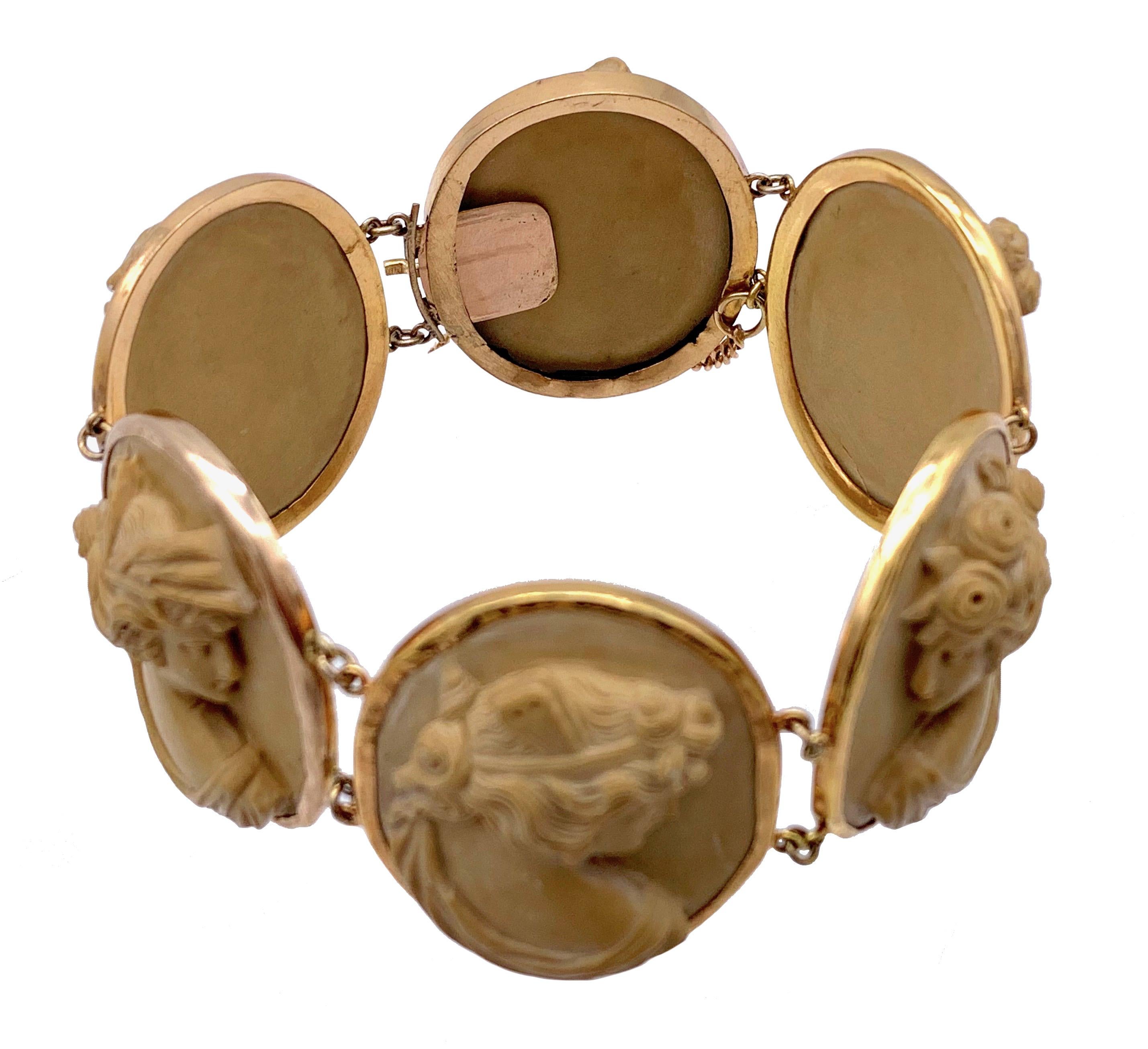 antique cameo bracelet