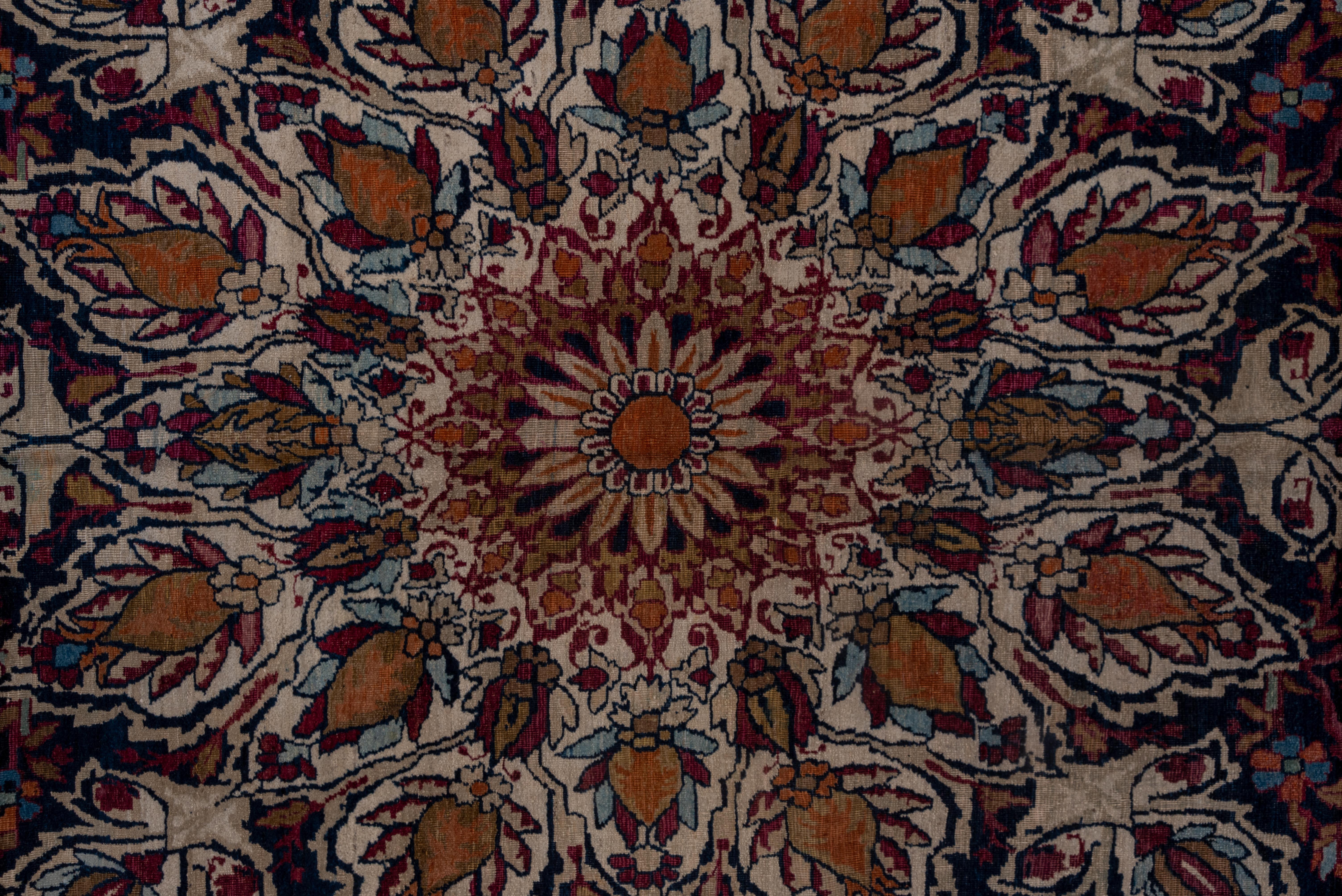 Persian Antique Lavar Kerman Carpet, circa 1900s For Sale