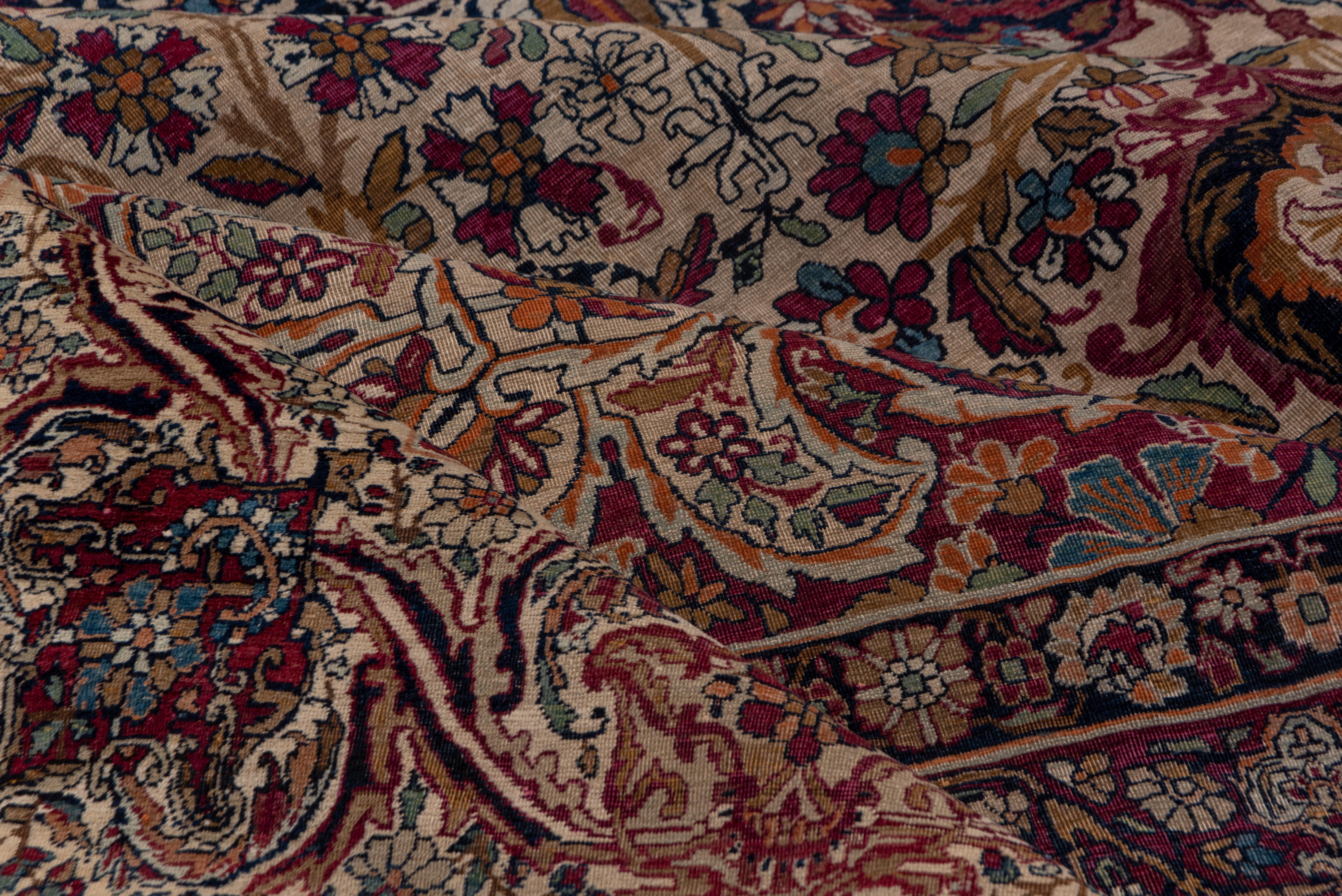 Early 20th Century Antique Lavar Kerman Carpet, circa 1900s For Sale