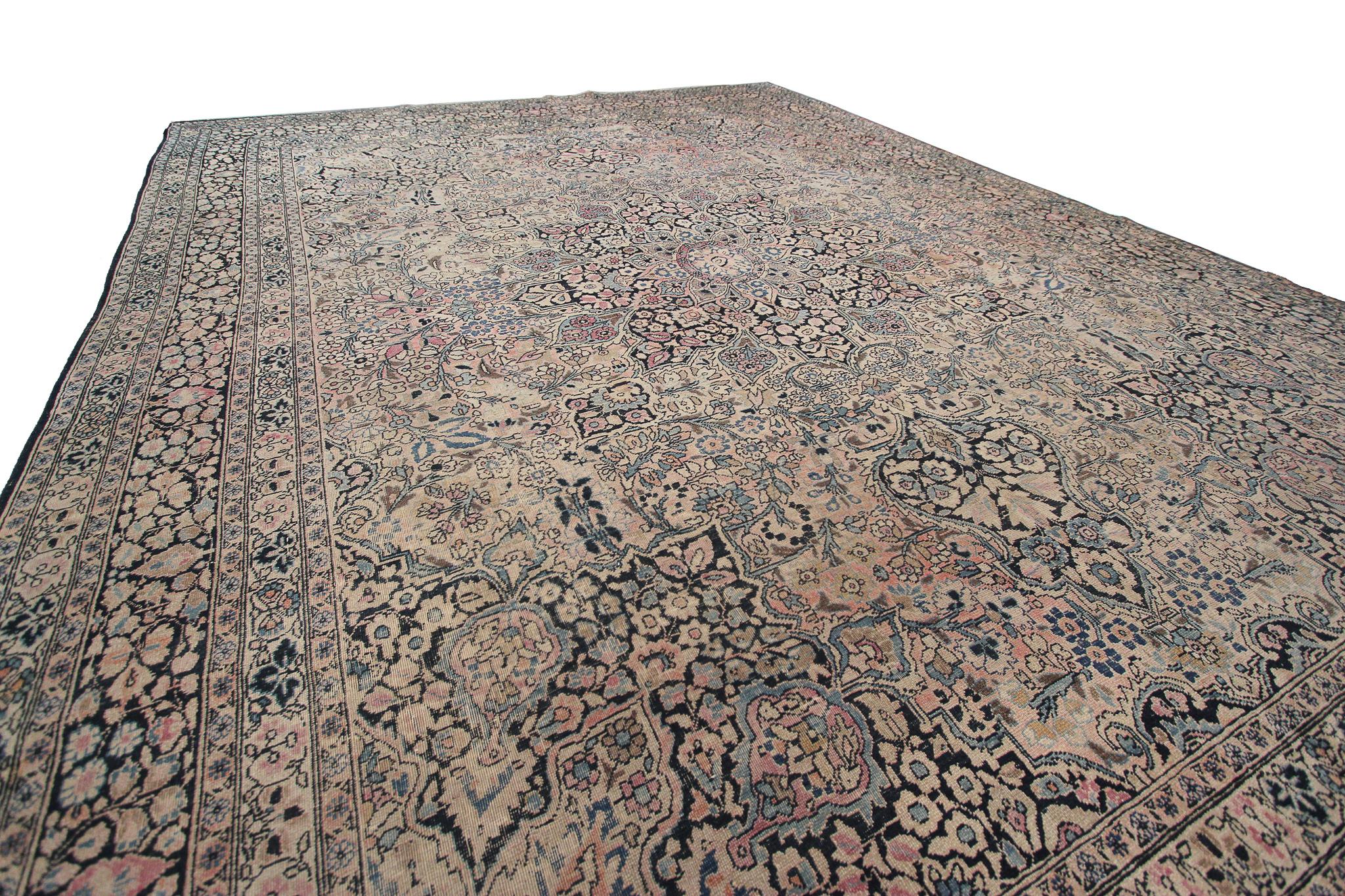 Antique Lavar Kerman Doroksh Rug Rug Antique Persian Rug Persian Lavar Rug For Sale 2