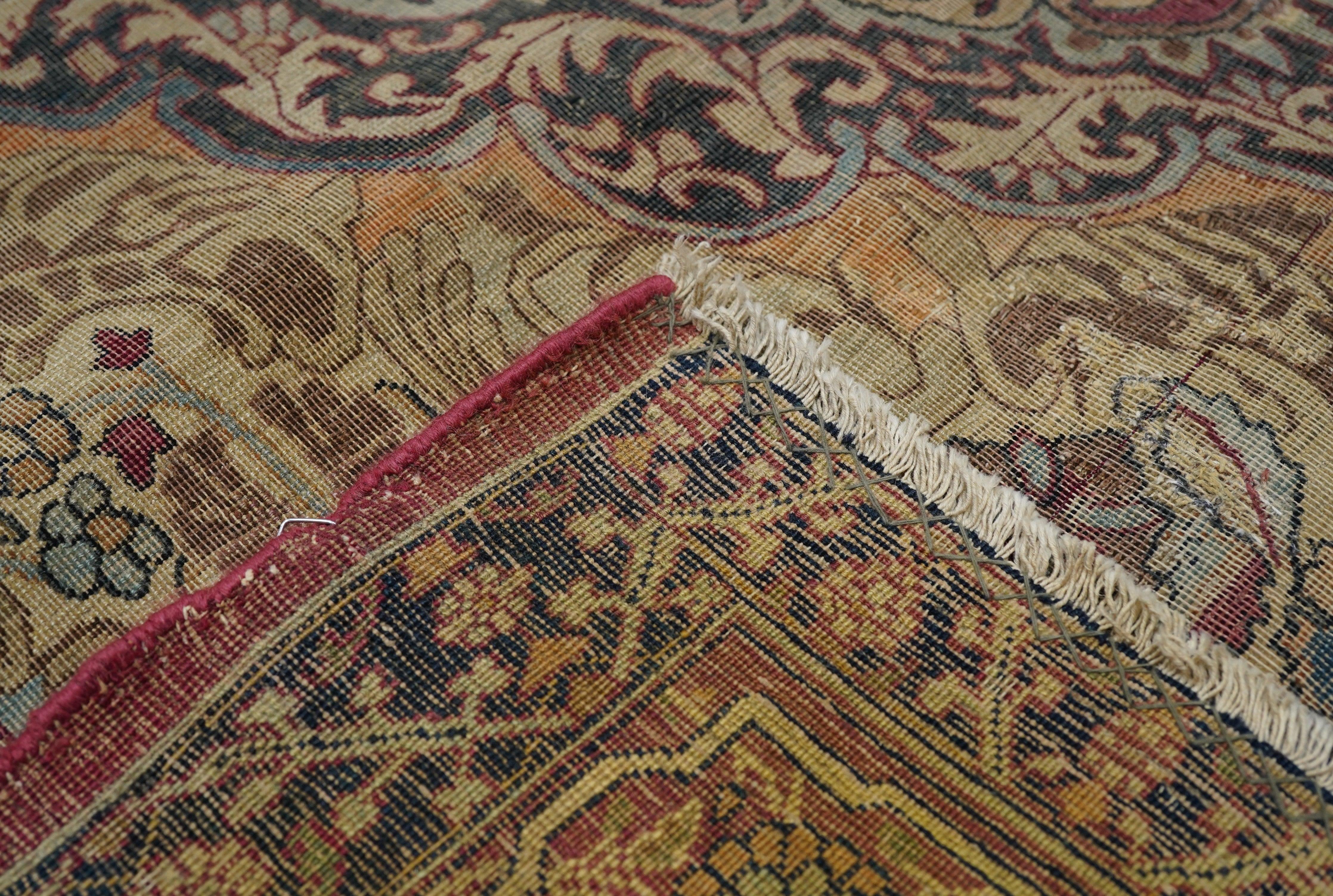 Antique Lavar Kerman Rug For Sale 3