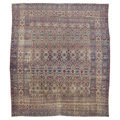 Alfombra antigua Lavar Kerman  18' 2" x 16' 2"