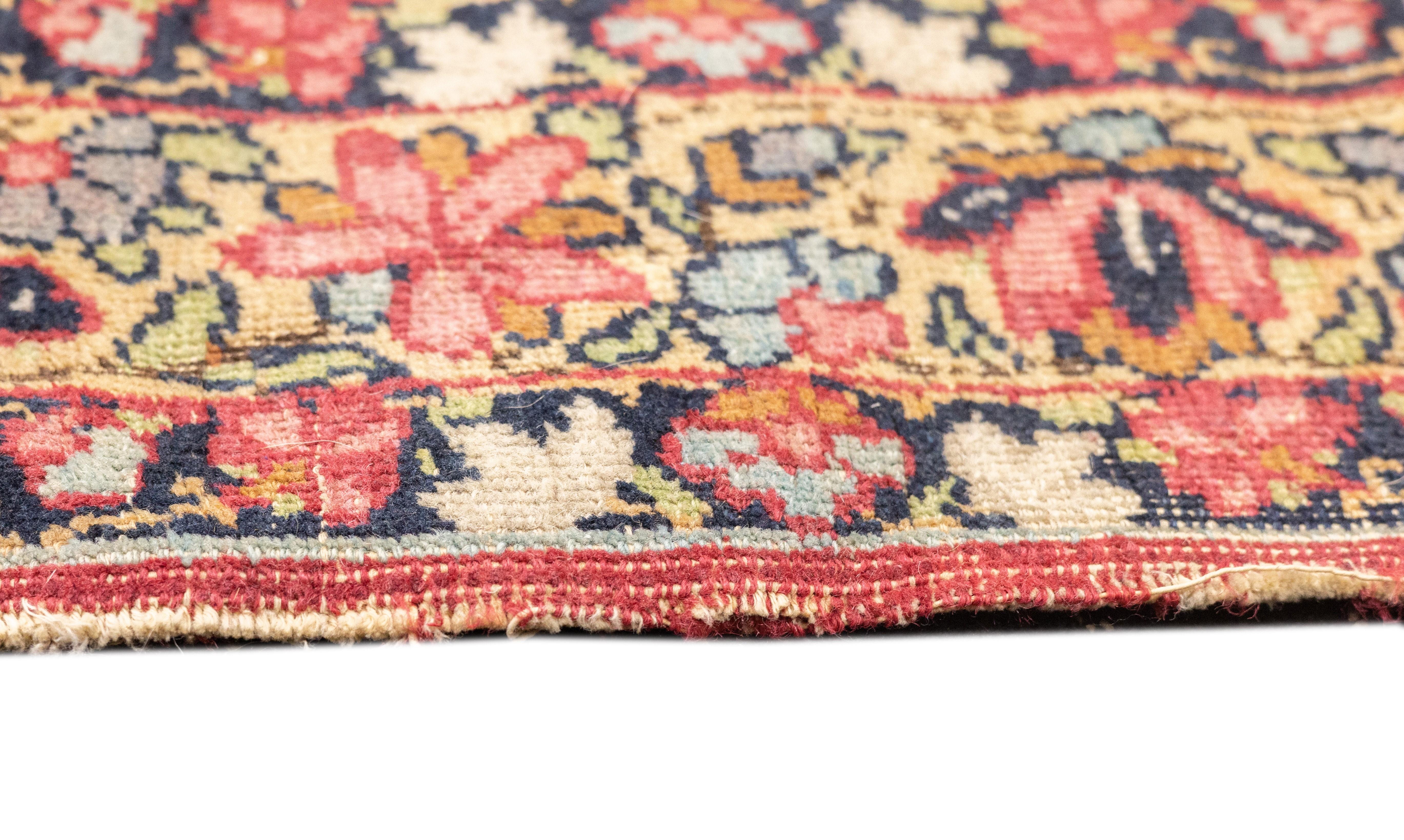 Tappeto antico Lavar Kerman 3'2'' x 4'6'' in vendita 1