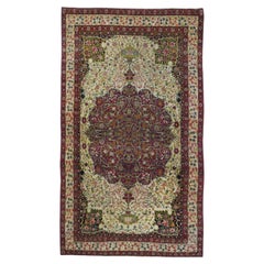 Ancien tapis Lavar Kerman, 3'8'' x 6'9''